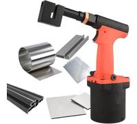 Industrial Pneumatic Hole Punch Tool, 360° Rotatable with Exhaust, Ideal for Metal Sheets and Stainless Steel Fabrication