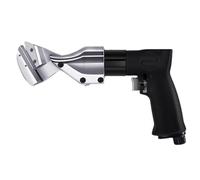 Industrial Pneumatic Metal Shears, Heavy Duty Air Metal Shear Gun-Type 2600RPM with Replacement Blade Set, Pneumatic Cutting Tool for Stainless Steel Plate, Iron Sheet, Aluminium, Copper & Wire Mesh
