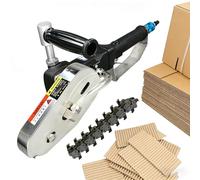 Industrial Pneumatic Paper Peeling Machine, Carton Waste Stripper for Cardboard, 6-8 KG Inlet Pressure 2500rpm Portable Cardboard Trimming Tool 0.4m³/min Consumption for Paper Mills(D)