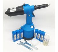 Industrial Pneumatic Riveter, Automatic Rivet Nut Gun Tool Setting Kit, Riveting Metric M3 M4 M5 M6 M8 M10 M12 High Efficiency