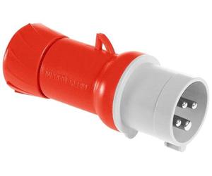 Industrial Portable Plug, Straight, 32A Mureva PKE32M434