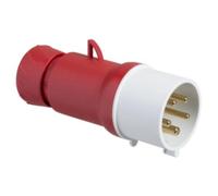 Industrial Portable Plug, Straight, 32A Mureva PKE32M435