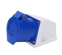 Industrial Power Socket, 3 Pin 1 Phase IP44 Waterproof Connector Socket, Explosion-Proof Open Installation Industrial Plug & Socket, 32A 220 to 250V