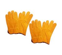 Industrial Protective Gloves Reinforced Leather Thermal Insulation Enhanced Grip Suitable For Fabrication Workshop Cowhides Protective Gloves For Cutting