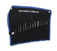 Industrial Punch and Chisel Set, 16Pcs Mechanics Punches and Chisel Set Pin Tapered Centre Chisel Punch Taper Cold Gauge