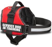Industrial Puppy Service Dog in Training Vest Harness, XXS 13.5-17 in Red
