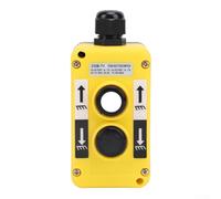 Industrial Push Button Switch COB-T1/T2/T3 for Crane Hoist Control, IP68 Waterproof Rainproof ABS Box, Ergonomic 2A Switch(COB-T1)
