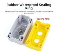 Industrial Push Button Switch Control Box IP65 Bellmei Enclosure with ABS+PC Material, Waterproof and Dustproof Features, Knockout Openings for Installation Flexibility (6 Holes)