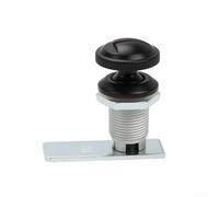 Industrial Push To Open Latch Lock Made Of Zinc Alloy For Control Panel Distribution Box Network Rack Cabinet Door Security Tongue Mechanism Black And White Color Pieces(A)