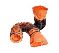 Industrial PVC Flexible Duct Hose, 32.8ft Heavy Duty Large Diameter for Factory Ventilation, Construction Site, Tunnel Exhaust Fan