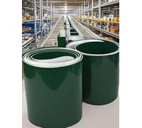 Industrial PVC Green Conveyor Belt 4mm Thick HangiIncline& Flat Conveyor for Efficient Material Handli80x260cm Ideal for Warehousi& Logistics