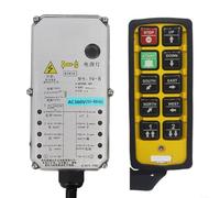 Industrial Radio Remote Control Crane 8-Button DC24V (AC380V) | DC24V, AC220V, AC380V compatible, 8 buttons, industrial power systems, flexible integration