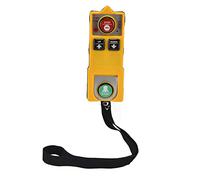 Industrial Radio Remote Control Stop Start Button 2 Key Hoist Crane Lift Wireless Switch ABS Shell 800MHz IP68 YU-2S Control Distance 100meter / 328.1ft(AC 220V)