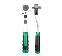 Industrial Ratchet Spanner Set 1/2 3/8 Square Drive(A) | Push-button for quick release, 24-tooth gear, smooth operation, minimal back drag, efficient socket changes