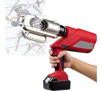 Industrial Rechargeable Lithium Battery Crimping Pliers, Electric Hydraulic Cable Lug Crimper for Copper and Aluminium Terminal Crimping Tool