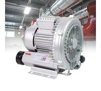 Industrial Regenerative Blower, 220V/380V Vortex Ring Vacuum Pump for Dust Removal & Ventilation in Factories and Basements, 180W Power Efficiency