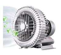 Industrial Regenerative Blower for Aquaculture Pond Aeration - Vortex Design, Single Phase, Multiple Power Options for Enhanced Oxygenation
