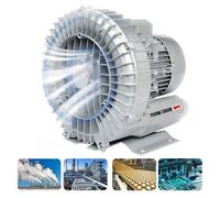Industrial Regenerative Blower for Dust Removal, Vacuuming, and Sewage Aeration, Dual-Purpose Blowing and Suction, 220V/380V