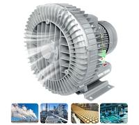 Industrial Regenerative Blower for Dust Removal, Vacuuming, and Sewage Aeration, Dual-Purpose Blowing and Suction, 220V/380V
