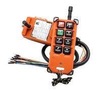 Industrial Remote Controller Switches Hoist Crane Control Lift 1 Transmitter + Receiver 6 Channels Stable Signal, Rapid Response(AC 36V)