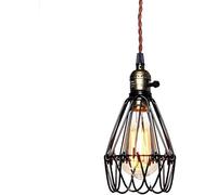 Industrial Retro Hanging Lamp E27 Source Wrought Iron Pendant Hollow Flower Shape Chandeliers Black SingleAHeaded Lighting Fixtures,Ceiling Light