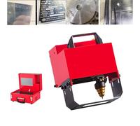 Industrial Rotary Dot Peen Marking Machine - Touch Screen for Alphabetical Serial Numbers on Metal Surfaces