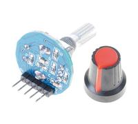 Industrial Rotary Encoders Knob Board for Electronic Projects 360 Degree Continuous Rotation Precise Pulses Counting Rotary Encoders Module