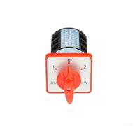 Industrial Rotary Switch 20A for Motor Direction Change | 20 current, 660V insulation, reversible motor control, AC-3 category, compact 51x35x38mm size