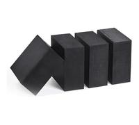 Industrial Rubber Pads, 60x60mm Shock Absorption Blocks for Buildings - Set of 4 (30-60mm Thick)(60x60x45mm)