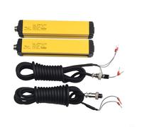 Industrial Safety Light Curtain Sensor Switch, 4/6/8/10 Beam Light Grating for Automation Equipment, IP65 Aluminum Alloy(20mm 10Beams)