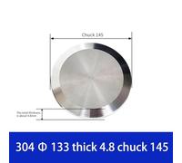 Industrial Sanitary End Cap Tri Clamp Stainless Steel 304 Ferrule for Pipe Sealing and Flow Control, Size Options from 38mm to 219mm (133mm)