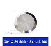 Industrial Sanitary End Cap Tri Clamp Stainless Steel 304 Ferrule for Pipe Sealing and Flow Control, Size Options from 38mm to 219mm (89mm)