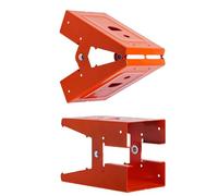Industrial Sawhorse Brackets Heavy Gauges Structure Tool Without Setups Not Skids Teeth Workbenches for Wood Beam Fix Multiple Purpose Steel Woodworking Brackets