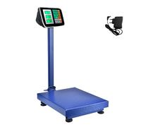 Industrial Scale 150 kg. Folding Digital Scale with LCD Display. Steel Platform. Multifunctional Professional Scale, Perfect for Parcels, Warehouses, Shops.