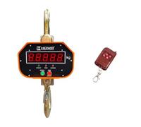Industrial Scale, Hook Scale 10t, 22000 lb, Remote Control included, Professional, Five-Digit Display, Measurement Accuracy +/- 5000 g/11 lb, HDWR wagPRO-H10T