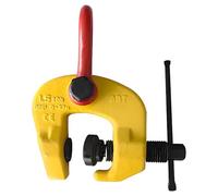 Industrial Screw Plate Clamp, 1.5/3 Ton Capacity, Non-Slip Jaws, Forged Steel Design for Safe Lifting of Curved or Spherical Structures
