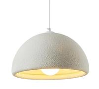 Industrial Semi-Circular Light,E27 Screw Single-Head Chandelier,Creative High-Density Polystyrene Hanging,Dining Room Kitchen Living Room Decorative Lighting Fixtures/D/a