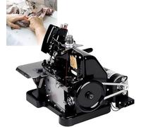 Industrial Serger Machine, 250W Overlock Machine with Metal Frame for Thick Fabrics like Denim, Canvas, and Upholstery, Perfect for Stretch Knits