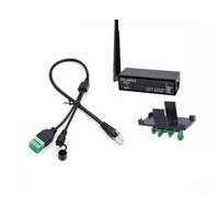 Industrial Serial To WiFi Server For RJ45 RS232 RS485 Metal | Ethernet Communication Module With External-Antenna, LED Indicators For PLC & Automation Control
