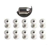 Industrial Sewing Part HAD-204 Hook Set for Consew 2050 | Includes 1 shuttle hook and 10 bobbins, fits Durkopp for adler 203-366 series, closed frame design, high-speed compatible
