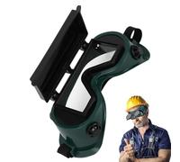 Industrial Shades 20x8.5cm Size, Green Polycarbonate Shield, Professional Flux Metal Fabrication Accessory Heavy-duty Workshop Supplies Anti-glare Gas Torch Vision Protection Pla