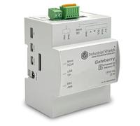 Industrial Shields Gateberry (Raspberry Pi 4-4GB) - Industrial IoT Gateway with RS485, Ethernet, Modbus, MQTT and Redundant Power - Solution for Industry 4.0