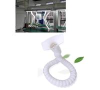 Industrial Smoke Duct 75MM Bamboo Pipe Arm Fume Extractor Ventilation System for Welding Efficient Dust Removal Exhaust Equipment (Natural 100CM/3.3FT)