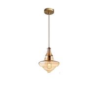 Industrial Smoke Gray/Cognac Glass Pendant Light Modern Restaurant Bedside Creative Hanging Lamp Staircase Bedroom Bar Shop Gyro Chandelier Lamps The New