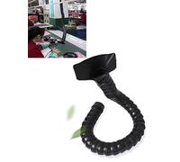 Industrial Smoking Duct - 75mm/3in Black Bamboo Pipe Arm for Fume Extractor & Welding Dust Removal Ventilation System (100cm/3.3ft)