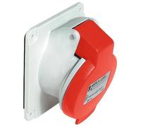 Industrial Socket, Square, 3p+E, 32A Mureva PKF32F434
