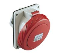 Industrial socket, square, 3p + N + E, 125A Mureva 81295