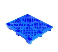 Industrial Spill Containment Bucket TrayHeavyDuty Plastic Shipping Pallet with Grid Pads for Drum Storage & Liquid ManagementBlue 2 Pack 110x80x14cm