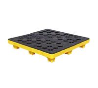 Industrial Spill Containment Platform - Heavy-Duty Plastic Tray, Modular Spill Pallet for Easy Spill Management, Chemical Resistance, 17 Gallon Capacity