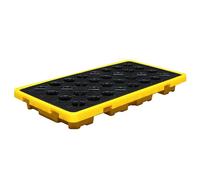 Industrial Spill Containment Tray, Leakproof Polyethylene Platform for Oil Drums and Paint Buckets, Essential for Warehouse and Factory Safety